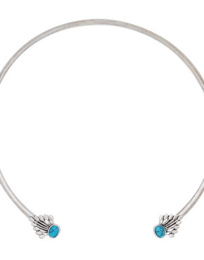 Turquoise Hoop Necklace