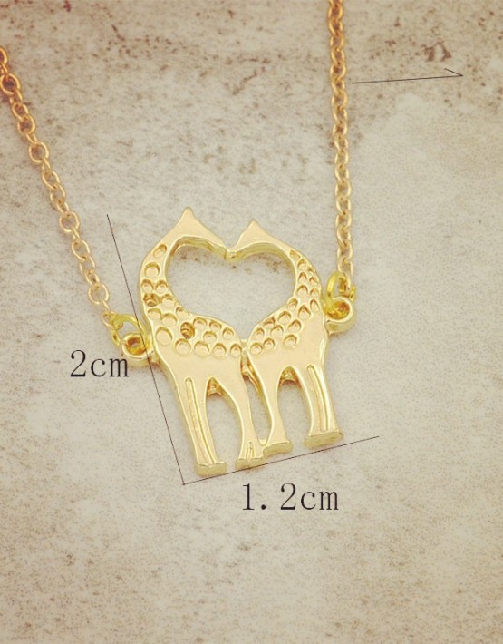 Giraffe Love Chain Necklace