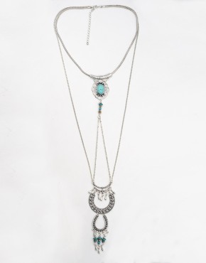 Turquoise Antique Boho Necklace