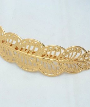 Leaf Gold Hair Clip