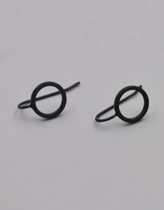 Minimalist Circle Earrings