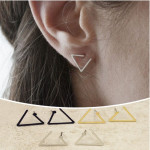 Minimal Triangle Stud Earrings