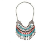Beaded Antique Statement Necklace