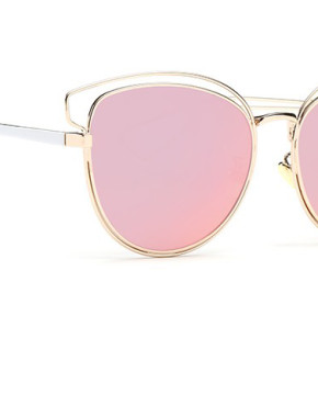 Metal Frame Cat Eye Sunglasses