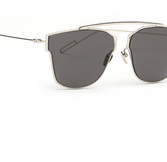 Metal Frame Reflective Lens Sunglasses