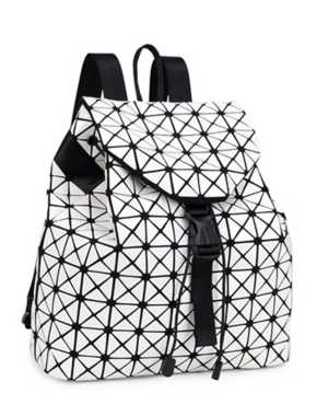 Monochrome Geometric Backpack