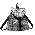 Geometric Metallic Backpack